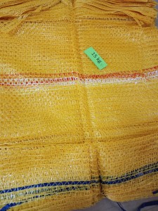 Worki Raszlowe na 15 kg.  42x60 cm. Żółto-Złoty 200 szt.z zaciągiem