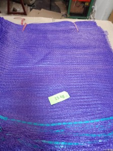 Worki Raszlowe na 15 kg. z zaciągiem 42x60 cm. Fioletowy 200 szt.