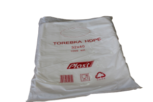 Torebki foliowe hdpe 32x40 1000 szt. 6my.